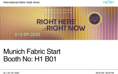Nilörn returns to Munich Fabric Start